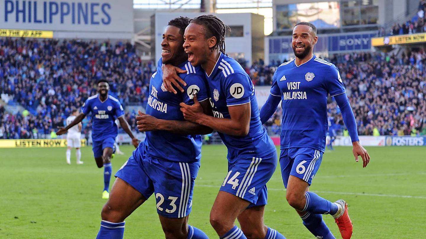 卡迪夫城在客场大胜德比郡！